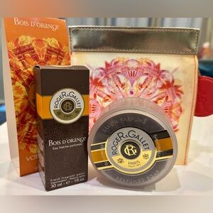 Bois d'Orange Perfumed Soap and Eau Fraiche Perfume Gift Set by ROGER & GALLET